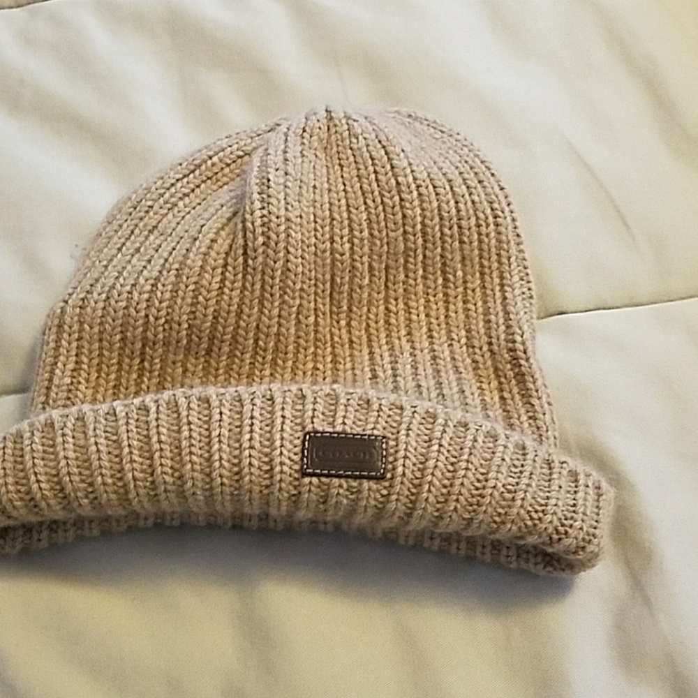 Coach beanie cap hat